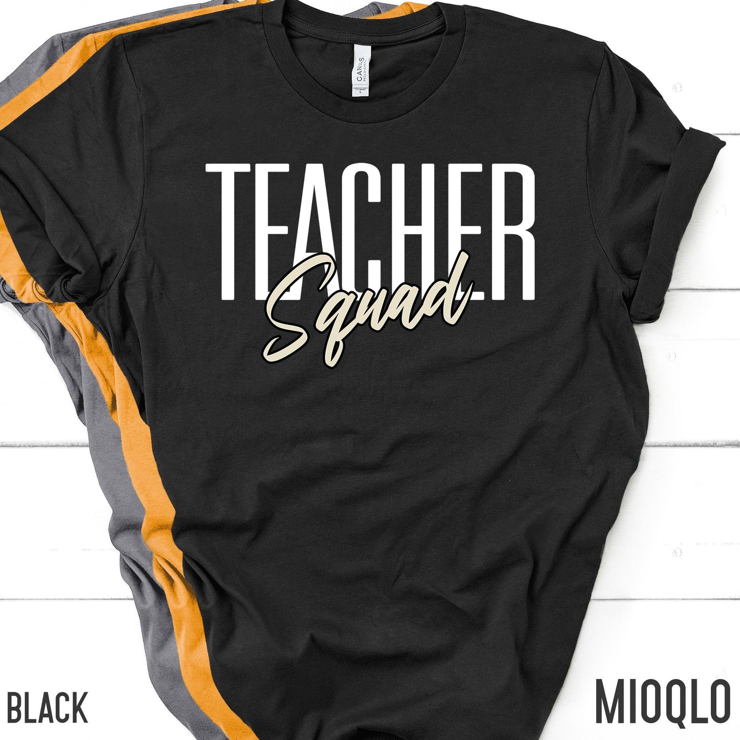 Teacher Squad Shirt, Unisex Comfy Teacher Tee, Teacher Team School Spirit Top, Teacher Appreciation Shirt, Grade Level Tank, School Mascot