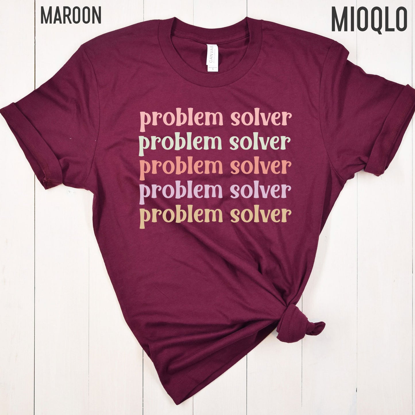 Problem Solver, Math Teacher Gift Shirt, Teacher Appreciation Tee, End of Year, Back To School, Last Day Of School, Mathematician Lover Lady