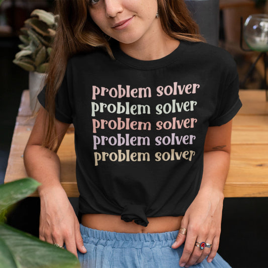 Problem Solver, Math Teacher Gift Shirt, Teacher Appreciation Tee, End of Year, Back To School, Last Day Of School, Mathematician Lover Lady