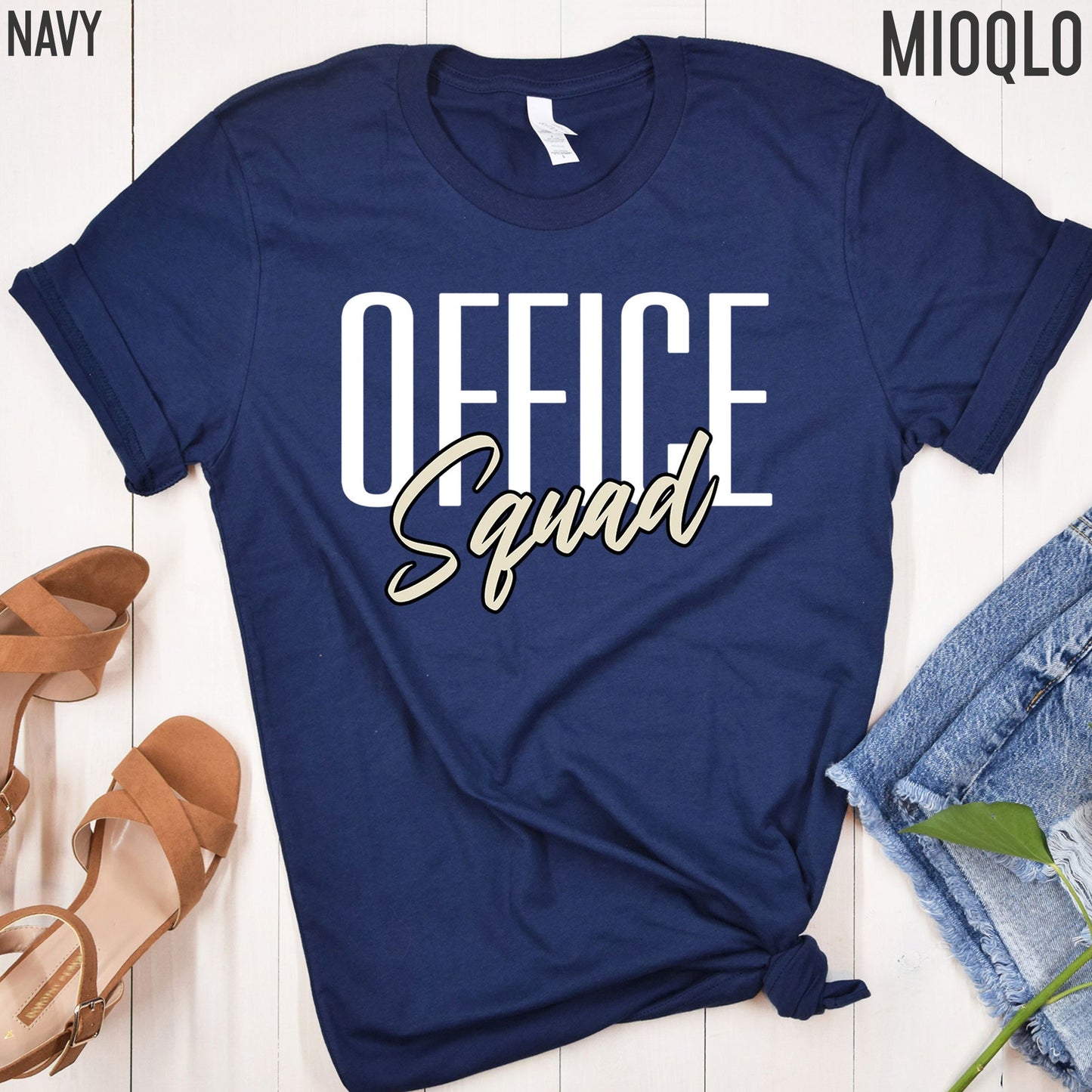 Office Squad T-shirt, Matching Office Staff Tee, Secretary Staff Admin Administrative Tank, Unisex Comfy Clothing For Summer, School Office