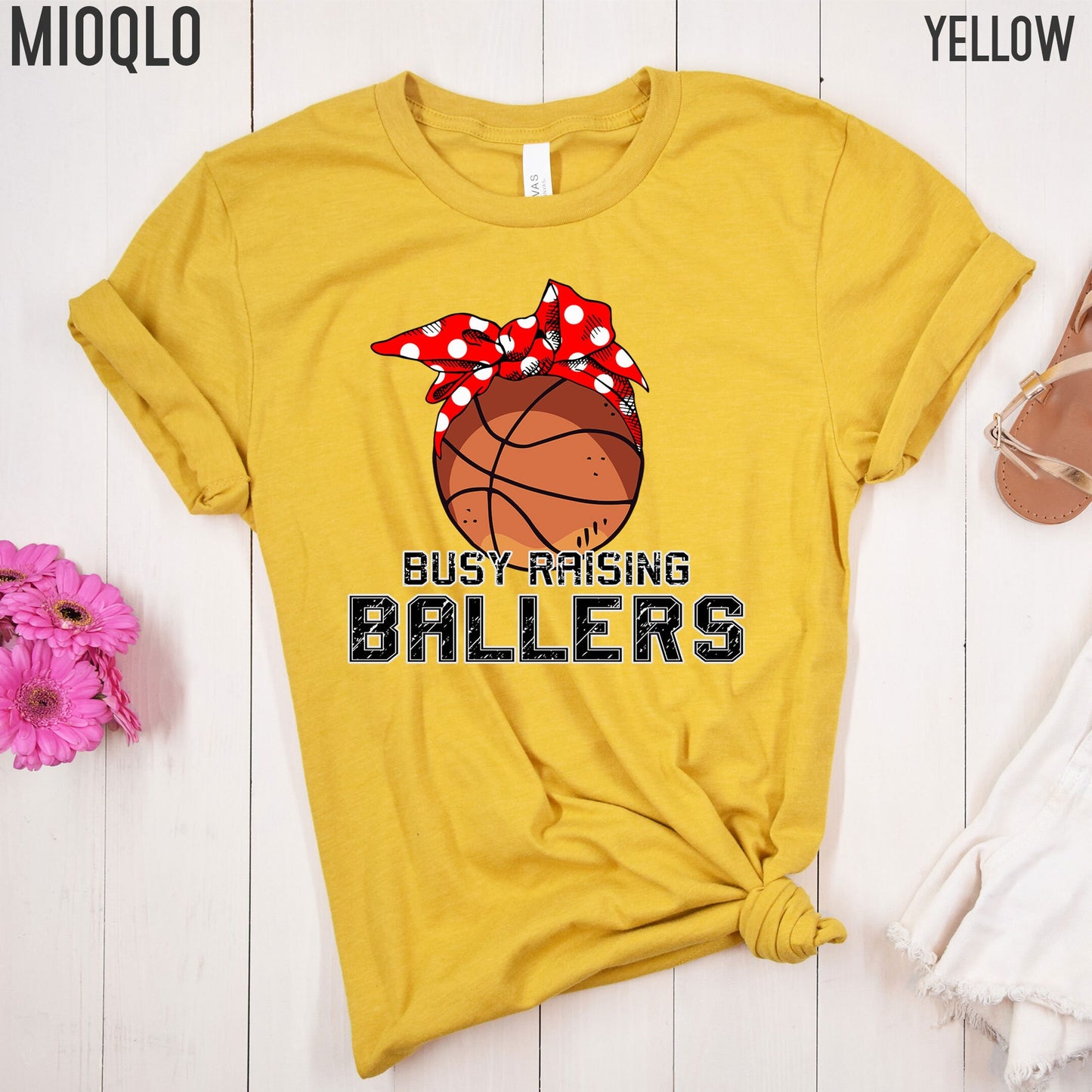 Busy Raising Ballers, Basketball Game Day, Bball Mom Shirt, Basketball Mom Shirt, Bball Lover Momma, Messy Bun Mama, Bball Chaos Mom Life