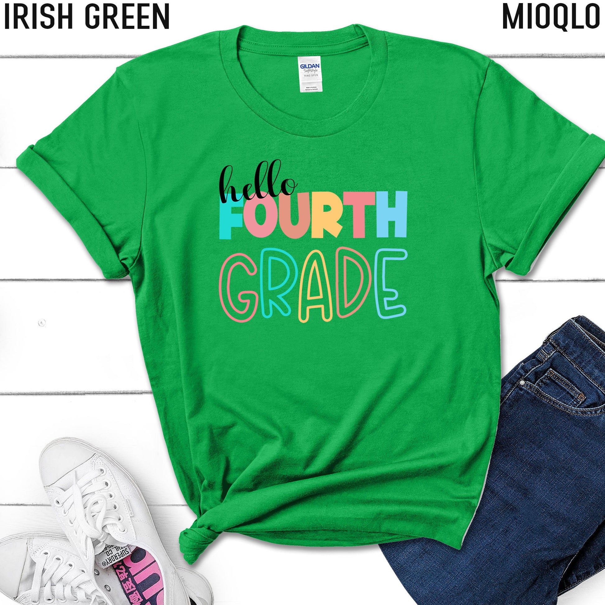 Second Grade Outfit, Hello Custom Grade, Hello 1st Grade Shirt, First Day Of School Tee, Back To School Tee, 3rd, 4th, 2nd Grade School Tee