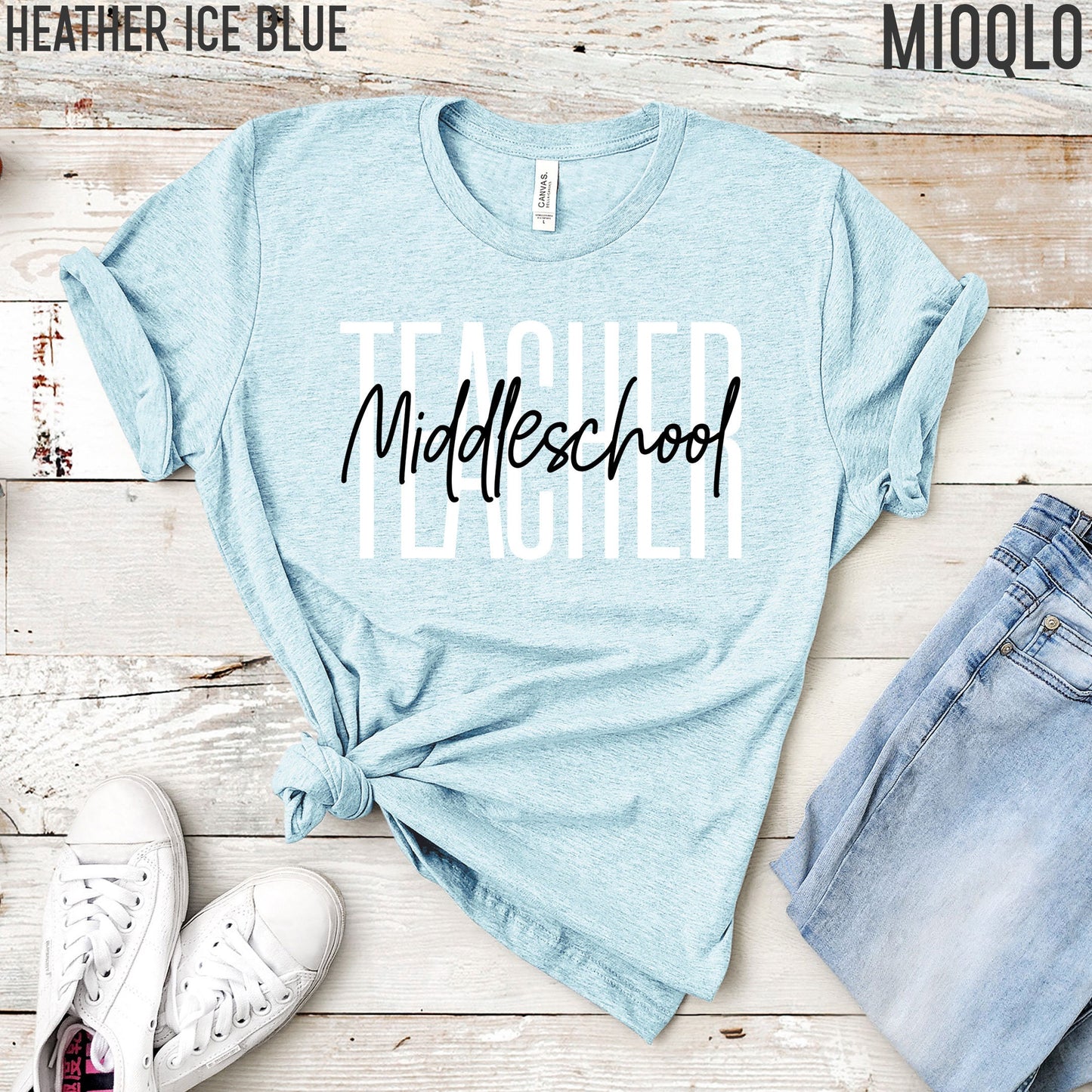Middle School Teacher Shirt, Middleschool Teacher Team, Cute Teacher Tee, 2021 Grade Level, 6th, 7th, 8th Grade Teach School Family Spirit