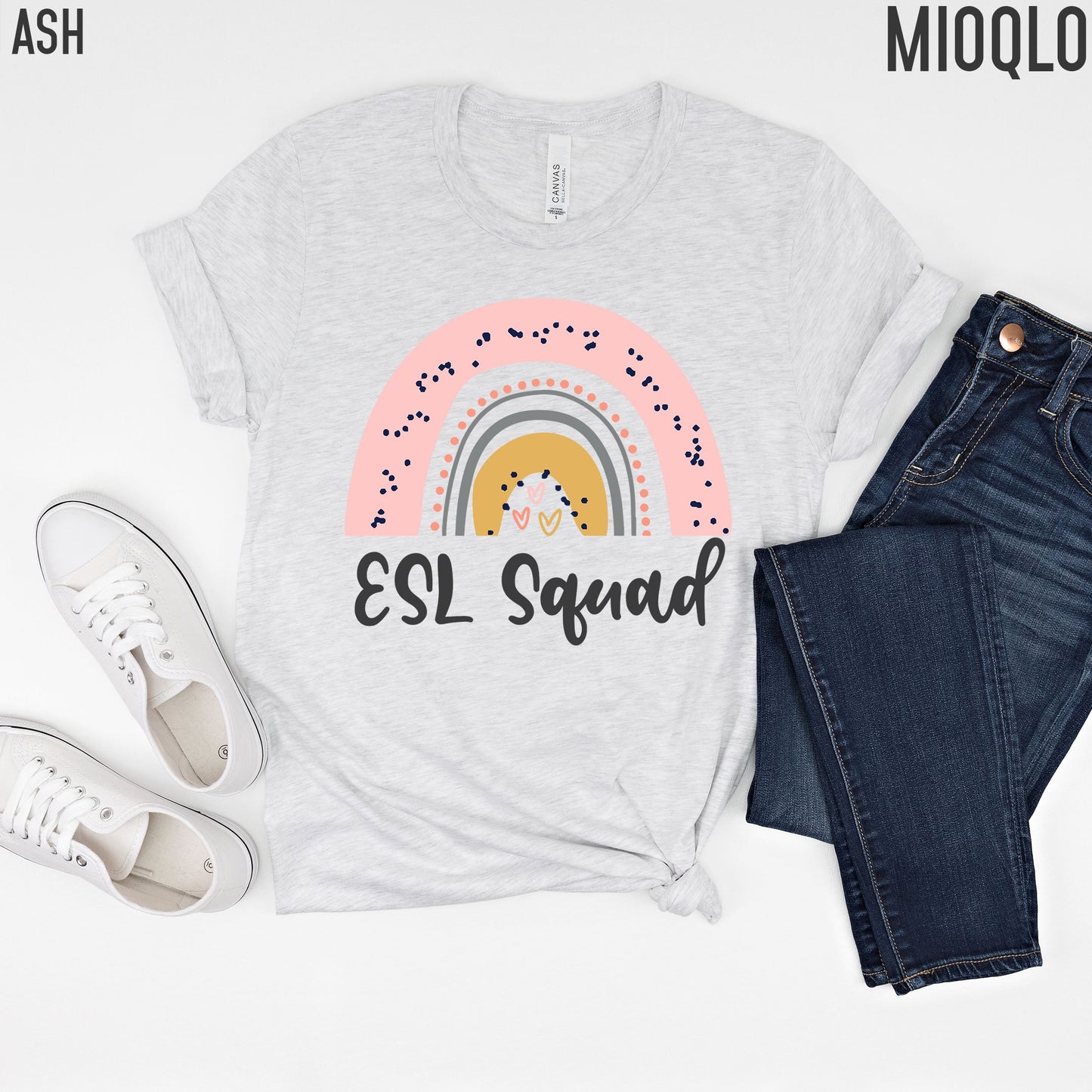 ESL Teacher Shirt, Efl Ell Esol Team Tee, ESL Squad Shirt, English Language Teacher, English Teacher Shirt, Second Language, Maestra Shirt