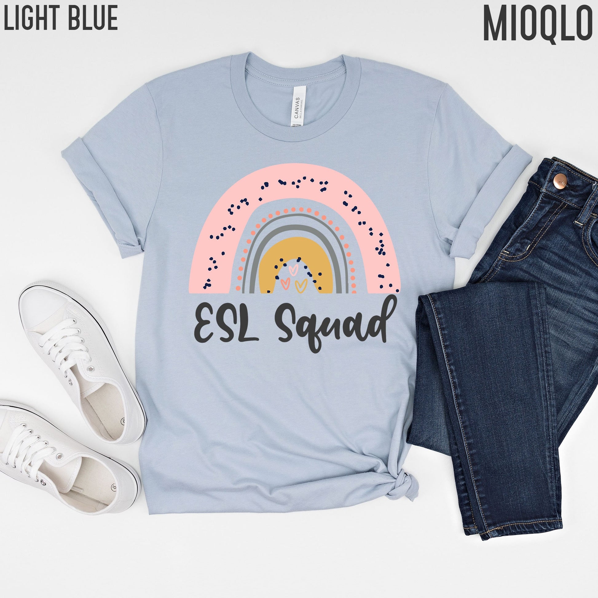 ESL Teacher Shirt, Efl Ell Esol Team Tee, ESL Squad Shirt, English Language Teacher, English Teacher Shirt, Second Language, Maestra Shirt