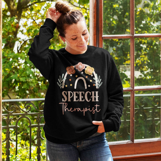 Speech Therapy Sweater, Speech Language Pathologist Crewneck Sweatshirt, Speech Language Pathologist Gift, Speech Pathology SLPA Therapist