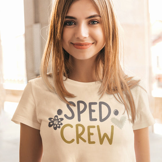 Sped Crew Tee, Special Education Teacher Shirts, Sped Teacher Shirt, Special Education Shirt, Sped Squad, Special Education Gifts, Sped Team