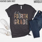 Oh Hey 4th Grade Teacher Shirt, 4th Grade Teacher Gifts, 4th Grader Squad, New Teacher Appreciation Gift, Leopard Boho Fourth Grade Tee Cozy