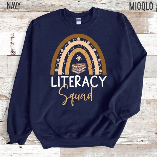 Literacy Squad Sweatshirt, Elementary School, Literacy Squad Sweater, Literacy Coach, Reading Coach, School Literacy Coach Librarian Library