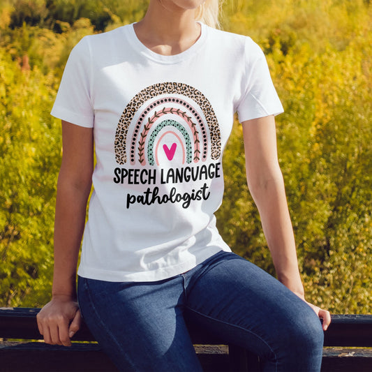 Speech Language Pathologist Shirt, Speech Therapy Tee, Speech Language Pathologist Gift Pink Speech Pathology SLPA Therapist, SLP Gift Shirt