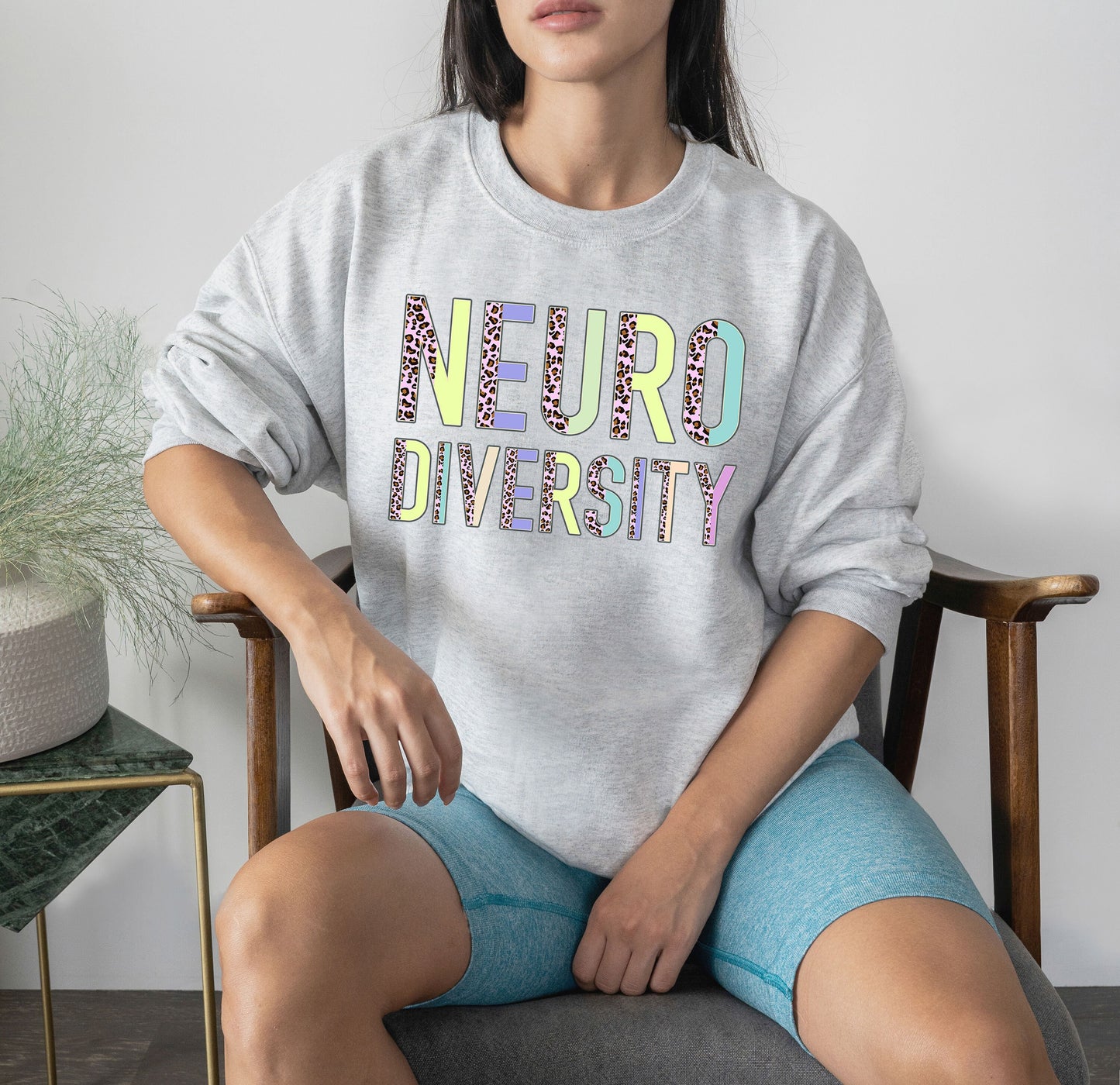 Neurodiversity Shirt, The Future Is Inclusive Special Education Teacher, Autism Awareness, SLP Tee, Dyslexia Crewneck T-Shirt