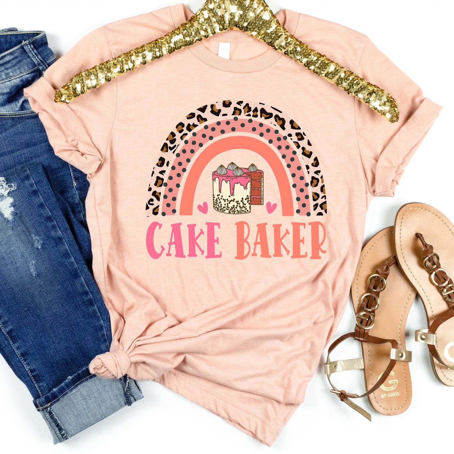 Cake Baker Cookie Scientist Shirt, Rainbow Cute Undergrad Professional Cooking Class, Future Bakery Chef Gift, Cake Arts Decorator Pro Baker