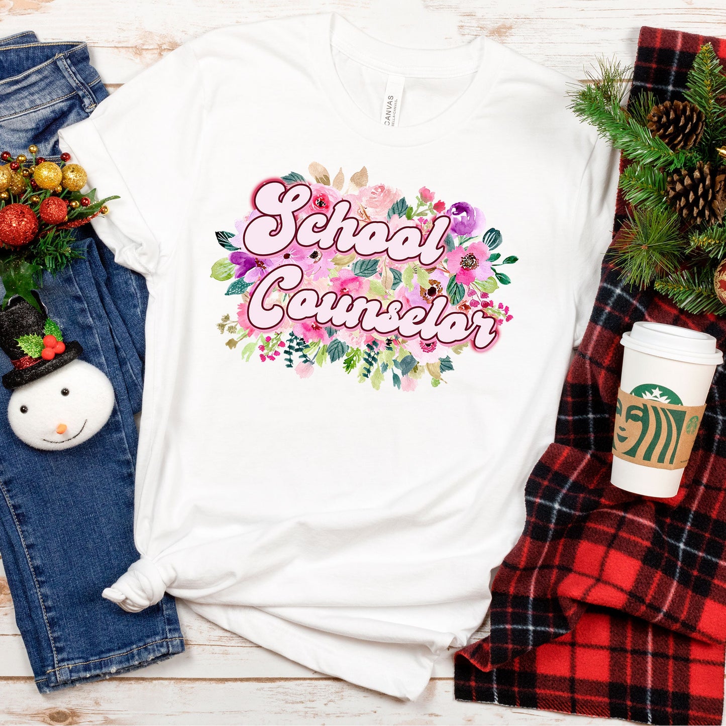School Counselor Shirt, Counselor Sweatshirt, Counselor Flower Floral, Counseling Office, School Counselor Sweater Gift, Counselor Lady Tee