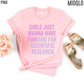 Girls Just Wanna Have Funding For Scientific Research, Women Of Science Shirt, Phd Student, STEMinist Grad, Doctorate Graduate Degree Gifts