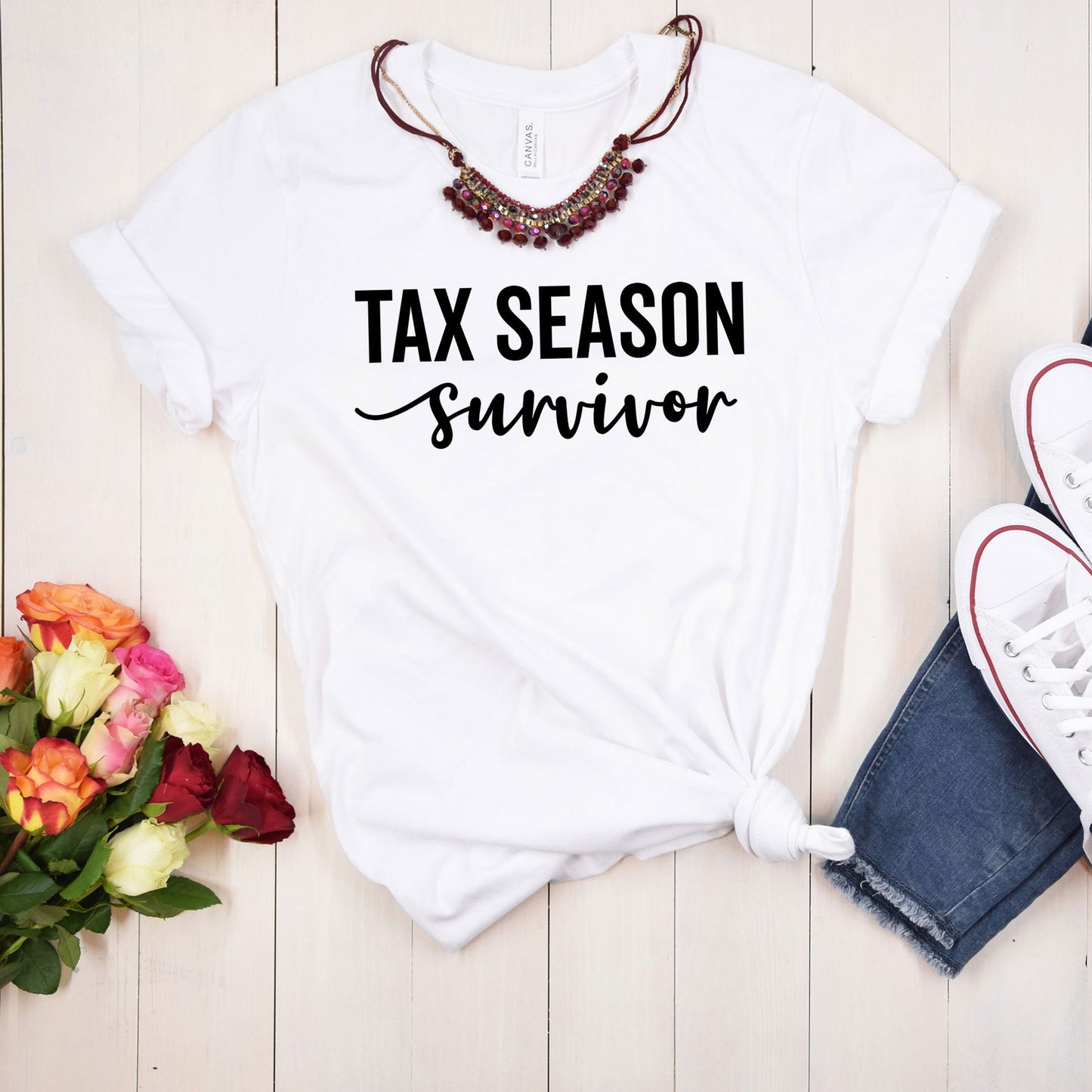 Tax Season Survivor, CPA Firm Office Funny CPA Accounting Tee Design, Tax Advisor Gift Idea, Funny Accountant Jokes Gift