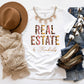 Custom Real Estate Shirt, Real Estate Marketing, Half Leopard Real Estate Shirt, Real Estate Closing Gift, Sold, Real Estate Life, Mortgage