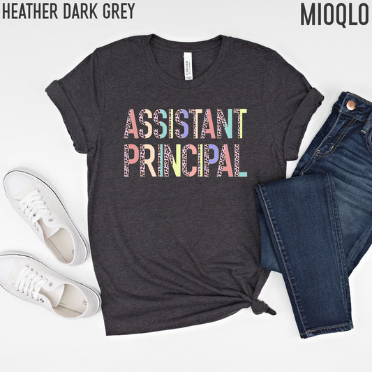 Assistant Principal Shirt, Principal Gifts, Teacher Appreciation Gift, Director Lead, Dot Day 100th School Day Team Tee, Principal Birthday