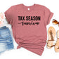 Tax Season Survivor, CPA Firm Office Funny CPA Accounting Tee Design, Tax Advisor Gift Idea, Funny Accountant Jokes Gift