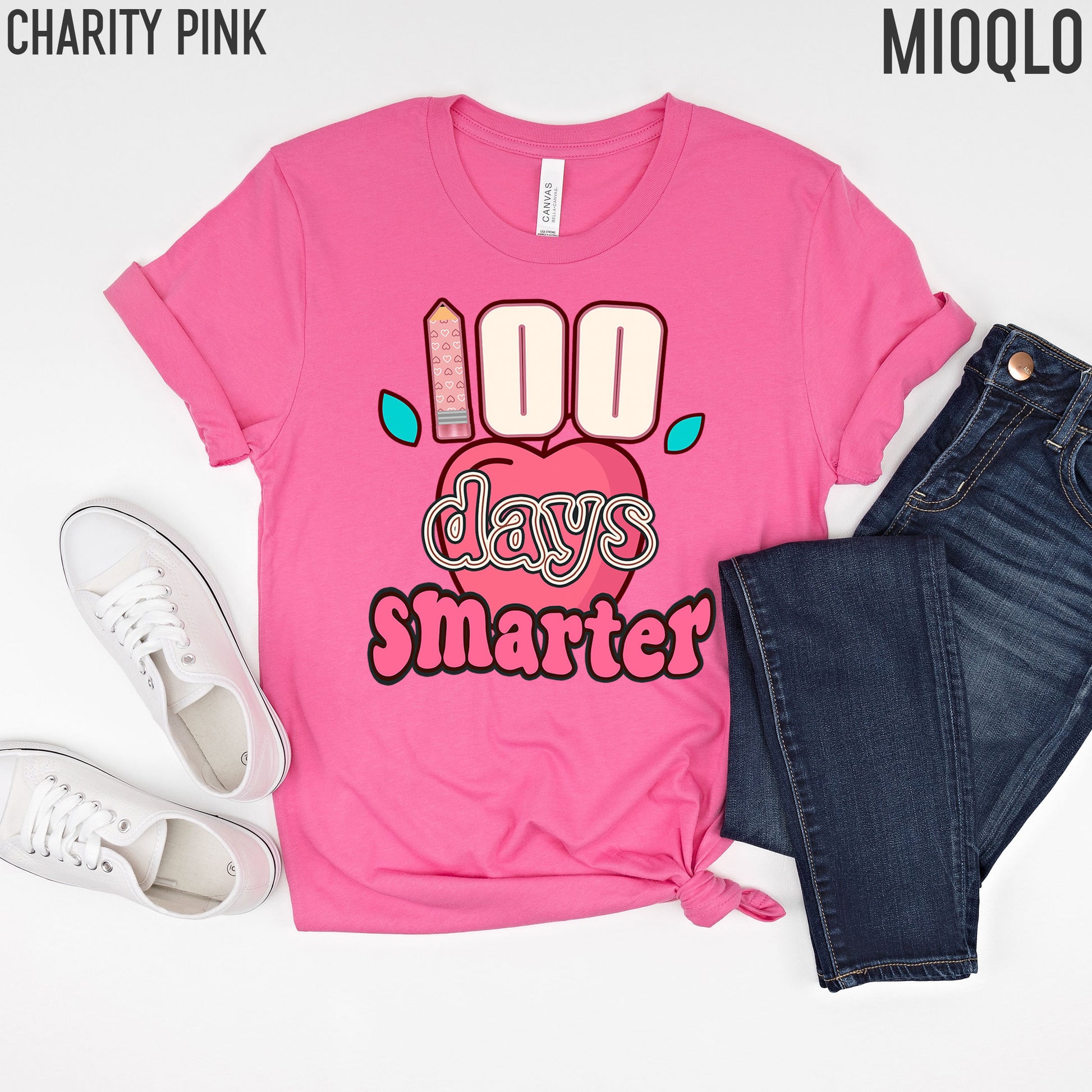 100 Days Smarter Shirt, 100 Day Of School Shirt For Kids, 100 Days Teacher Shirt, 100 Magical Days, 100 Days Of Kindergarten Elementary PreK