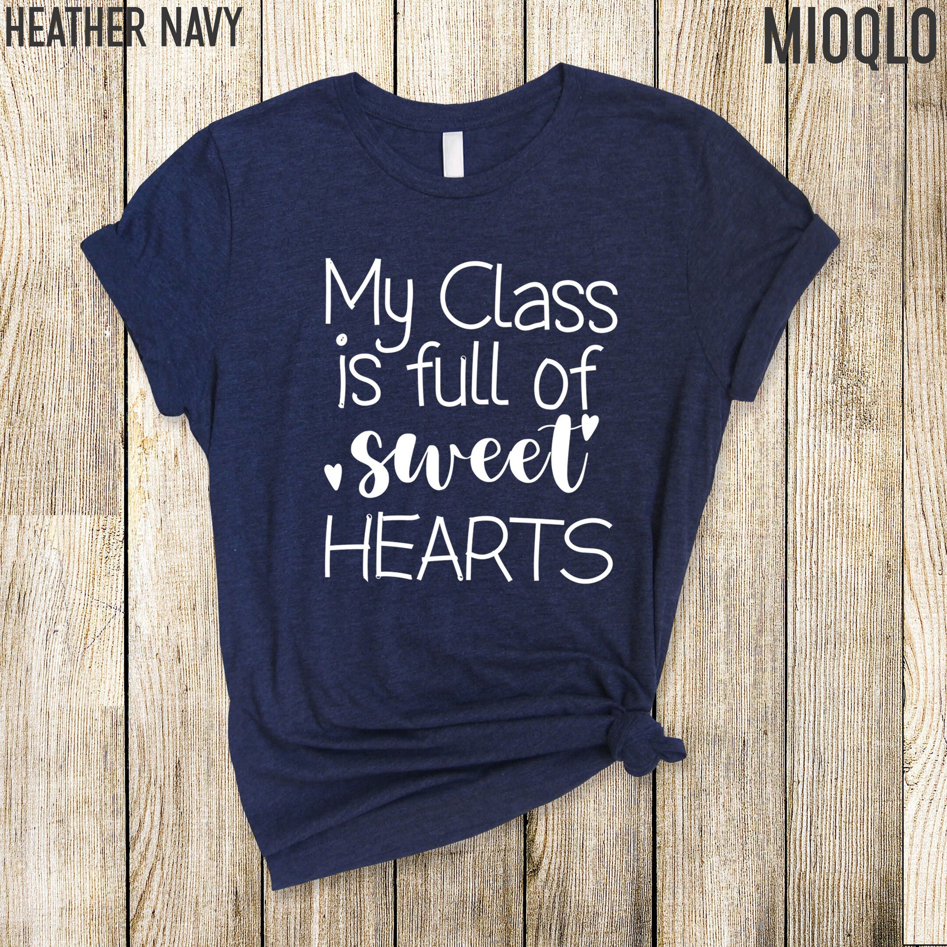 My Class Is Full Of Sweathearts Shirt, Valentines Day Teacher T-Shirt, Pink Leopard Teacher Tee, Elementary Teacher Gift, Admin Staff Office