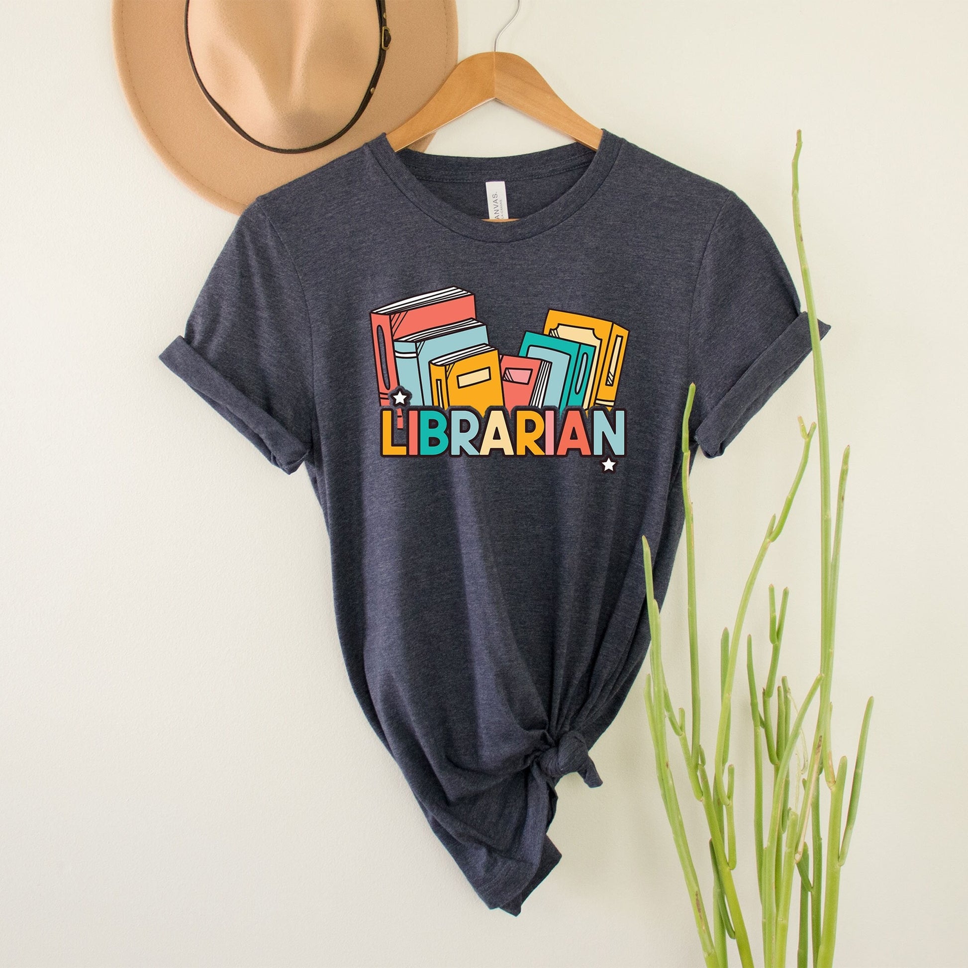 Librarian Shirt, Book Lover T-shirt, Colorful Books Tee, Gift For Librarian, Library Book Reader Shirt, Reading Book Lover Nerdy Nerd Smart